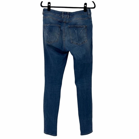 Vero Moda Denim Jeans Hip Zipper Detail - Picture 3 of 7